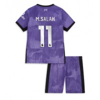 Liverpool Mohamed Salah #11 Fotballklær Tredjedraktsett Barn 2023-24 Kortermet (+ korte bukser)
